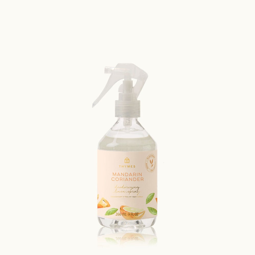 Thymes Mandarin Coriander Linen Spray to Soften and Scent Fabrics and Furniture image number 1